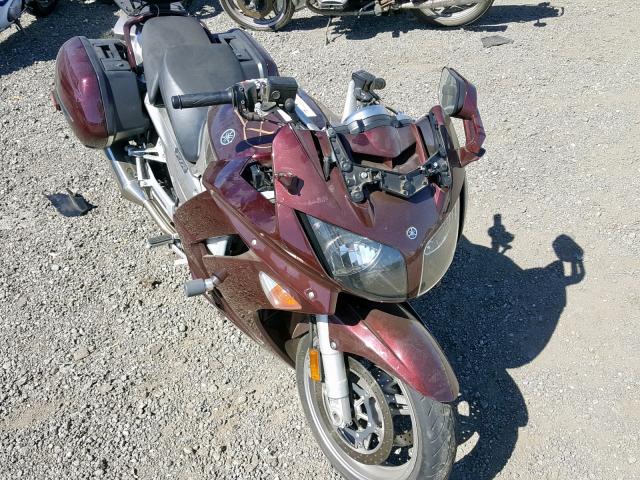 JYARP15YX7A000336 - 2007 YAMAHA FJR1300 BURGUNDY photo 1