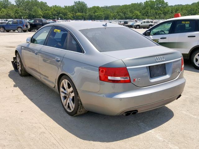 WAUGN74F17N154167 - 2007 AUDI S6 QUATTRO SILVER photo 3