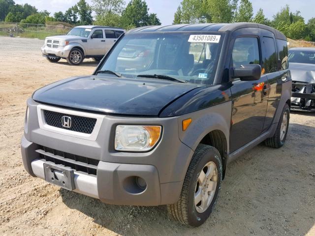 5J6YH28593L046799 - 2003 HONDA ELEMENT EX BLACK photo 2