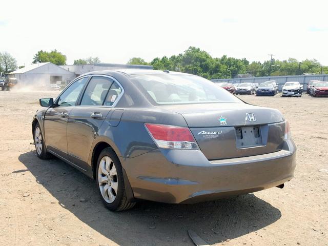 1HGCP26838A056815 - 2008 HONDA ACCORD EXL GRAY photo 3