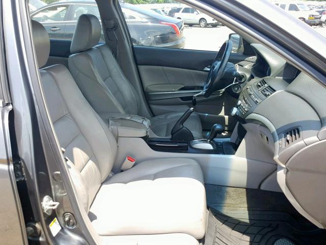 1HGCP26838A056815 - 2008 HONDA ACCORD EXL GRAY photo 5