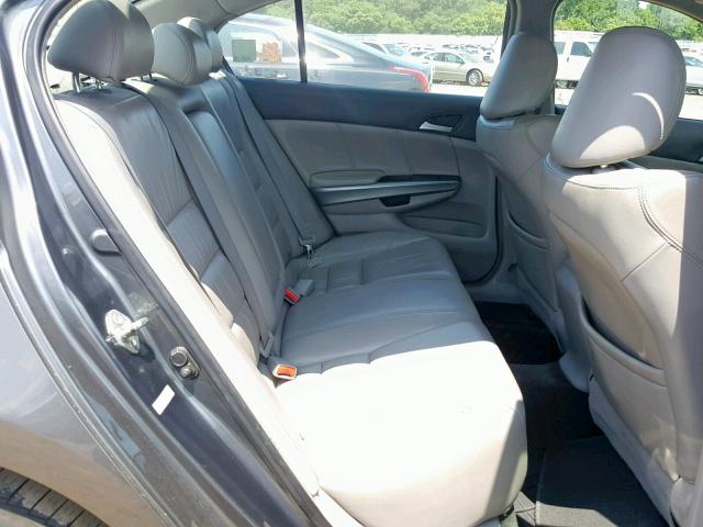 1HGCP26838A056815 - 2008 HONDA ACCORD EXL GRAY photo 6