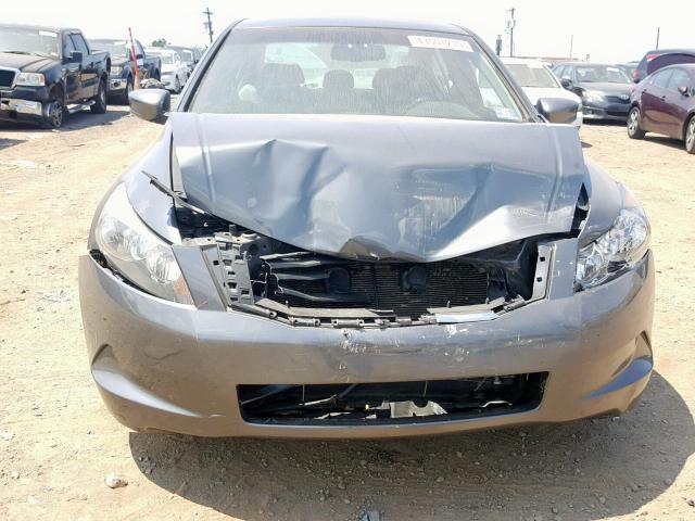 1HGCP26838A056815 - 2008 HONDA ACCORD EXL GRAY photo 9