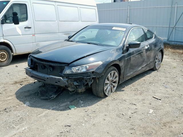 1HGCS22899A004532 - 2009 HONDA ACCORD EXL BLACK photo 2