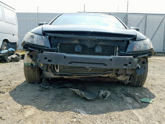 1HGCS22899A004532 - 2009 HONDA ACCORD EXL BLACK photo 9