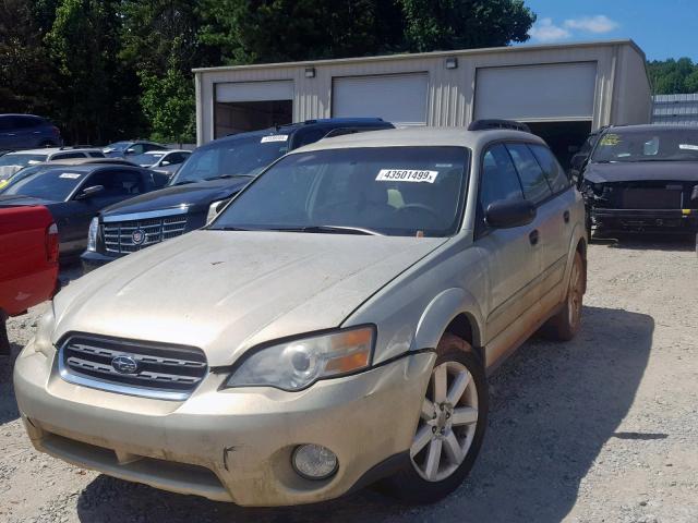 4S4BP61C277301172 - 2007 SUBARU LEGACY OUT GOLD photo 2