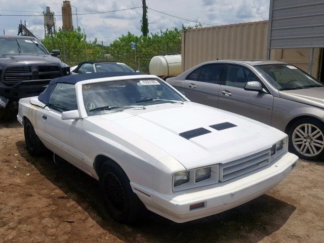 1MHBP79M9FF612188 - 1985 MERCURY CAPRI WHITE photo 1