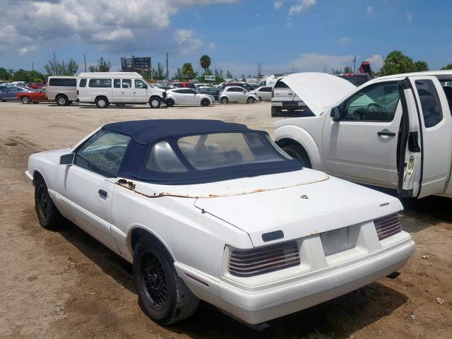 1MHBP79M9FF612188 - 1985 MERCURY CAPRI WHITE photo 3