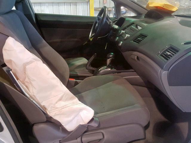 2HGFA1F34AH587851 - 2010 HONDA CIVIC VP SILVER photo 5