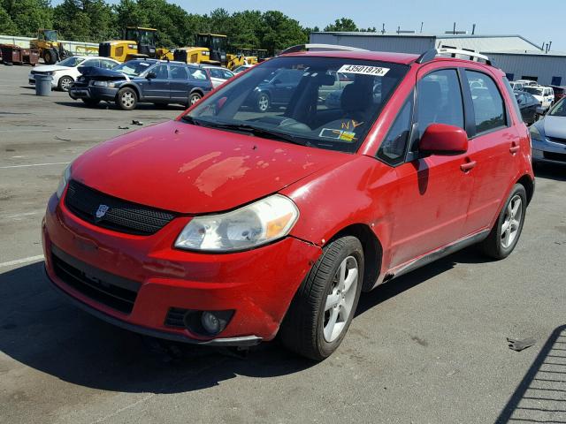 JS2YB417496200752 - 2009 SUZUKI SX4 TOURIN RED photo 2