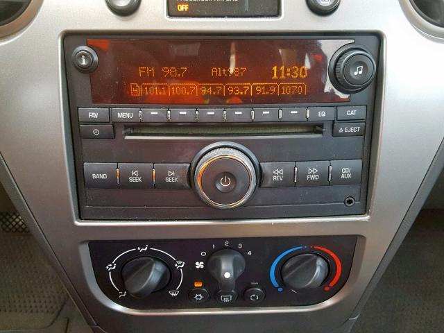 1G8AJ55FX7Z161970 - 2007 SATURN ION LEVEL GRAY photo 9