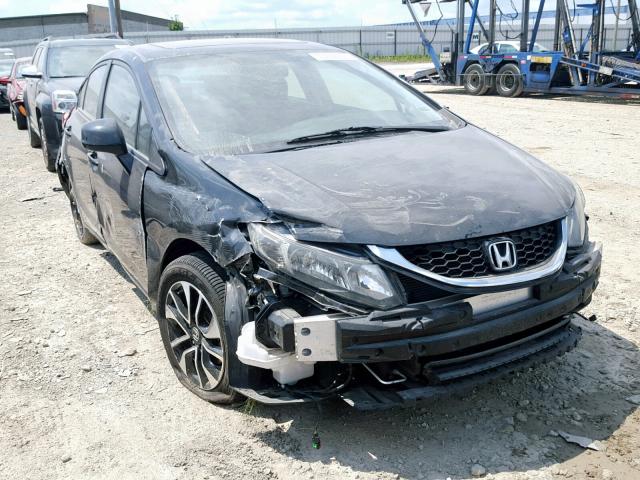 2HGFB2F94DH509209 - 2013 HONDA CIVIC EXL BLACK photo 1