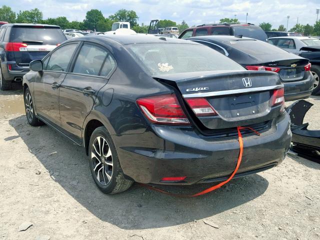 2HGFB2F94DH509209 - 2013 HONDA CIVIC EXL BLACK photo 3