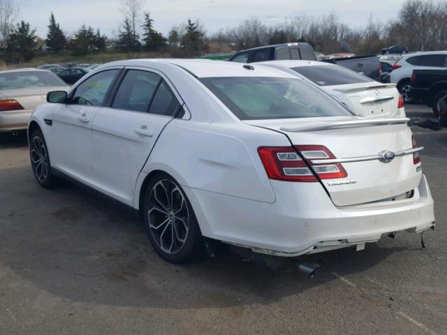 1FAHP2KT6DG170545 - 2013 FORD TAURUS SHO WHITE photo 3