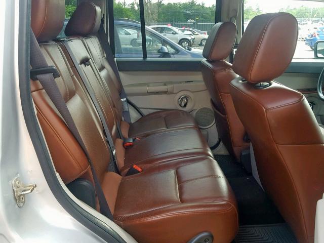 1J8HG58N66C365763 - 2006 JEEP COMMANDER 银色 照片 6