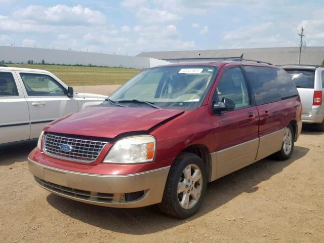 2FMZA58275BA58714 - 2005 FORD FREESTAR L BURGUNDY photo 2