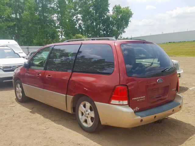 2FMZA58275BA58714 - 2005 FORD FREESTAR L BURGUNDY photo 3