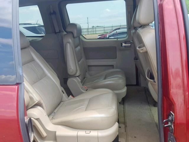 2FMZA58275BA58714 - 2005 FORD FREESTAR L BURGUNDY photo 6