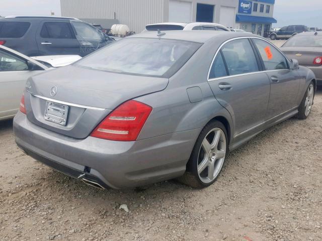 WDDNG7DB0DA528942 - 2013 MERCEDES-BENZ S 550 SILVER photo 4