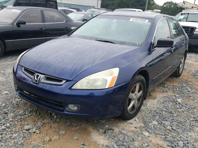 1HGCM55884A034587 - 2004 HONDA ACCORD EX BLUE photo 2