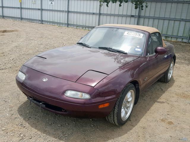 JM1NA3530S0609356 - 1995 MAZDA MX-5 MIATA PURPLE photo 2