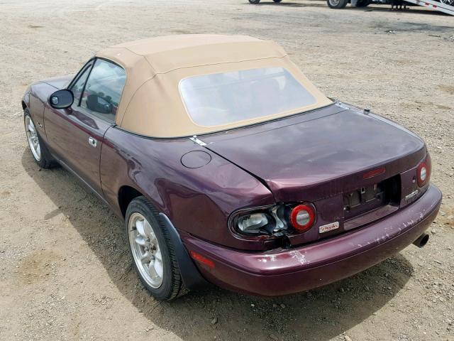 JM1NA3530S0609356 - 1995 MAZDA MX-5 MIATA PURPLE photo 3