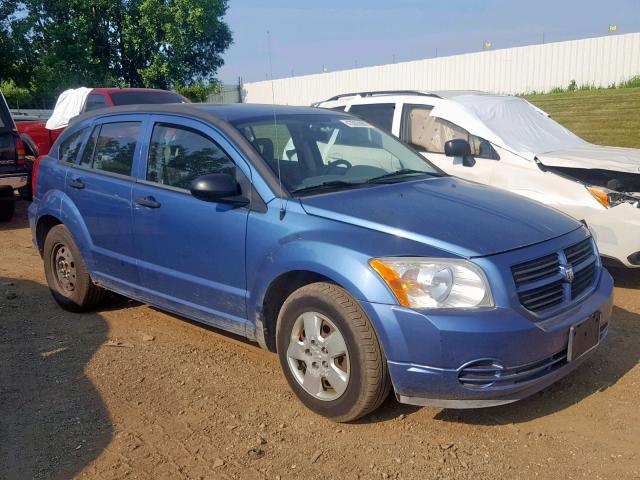 1B3HB28B77D288117 - 2007 DODGE CALIBER BLUE photo 1