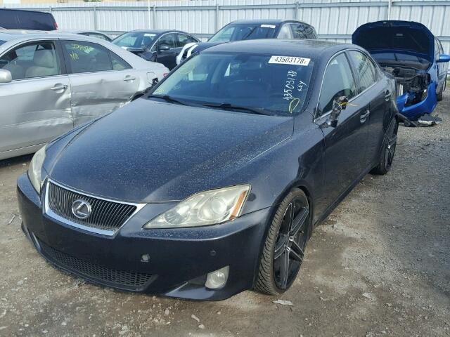 JTHBE262965011393 - 2006 LEXUS IS 350 GRAY photo 2