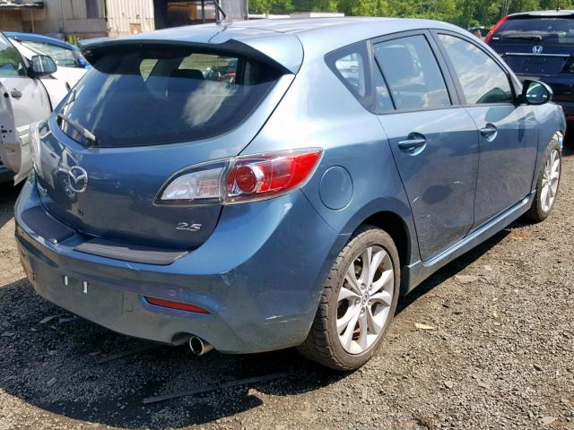 JM1BL1K68B1426555 - 2011 MAZDA 3 S BLUE photo 4