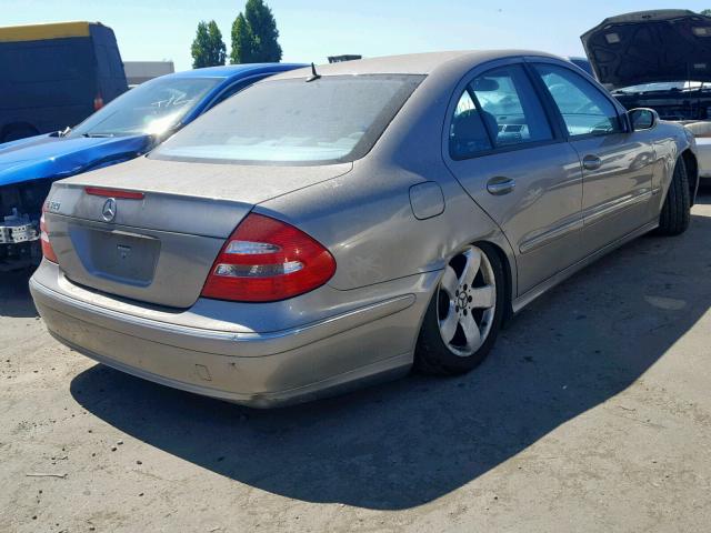 WDBUF65J03X110867 - 2003 MERCEDES-BENZ E 320 SILVER photo 4