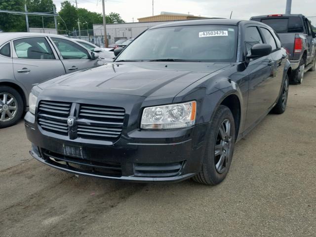 2D4FV47T98H111871 - 2008 DODGE MAGNUM BLACK photo 2