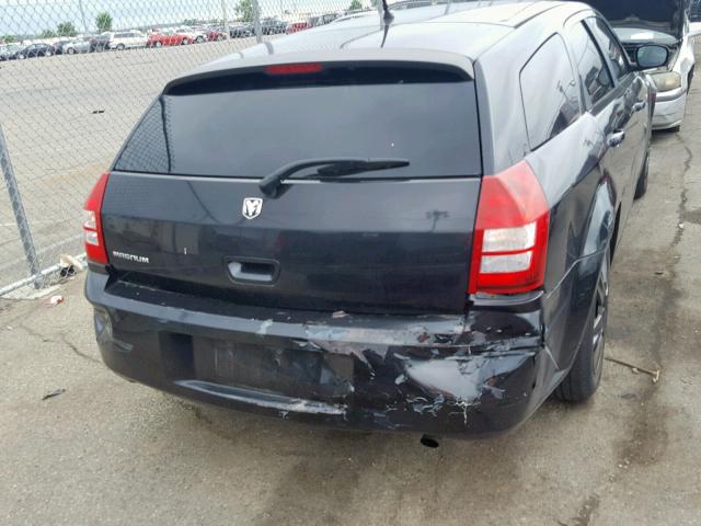 2D4FV47T98H111871 - 2008 DODGE MAGNUM BLACK photo 9