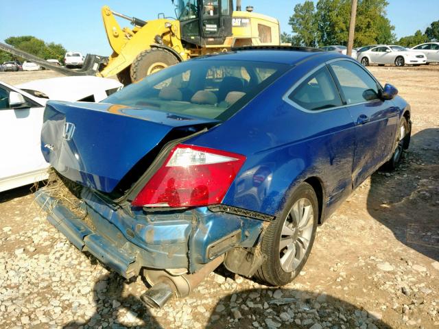 1HGCS12788A013691 - 2008 HONDA ACCORD EX BLUE photo 4