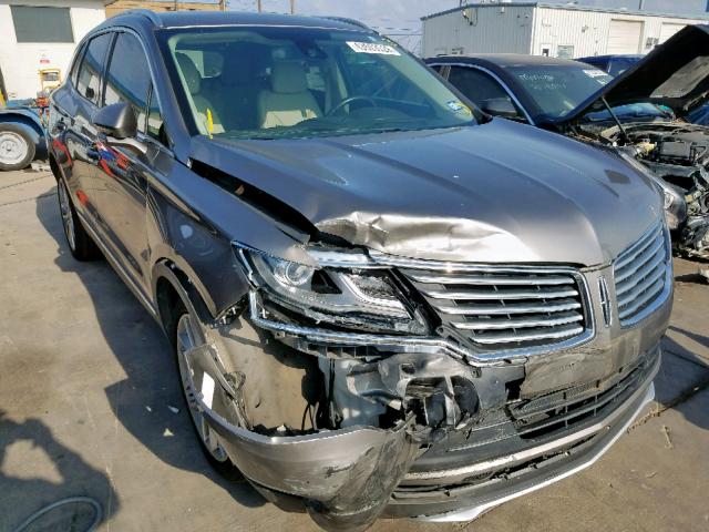 5LMCJ3C94HUL24443 - 2017 LINCOLN MKC RESERV GRAY photo 1