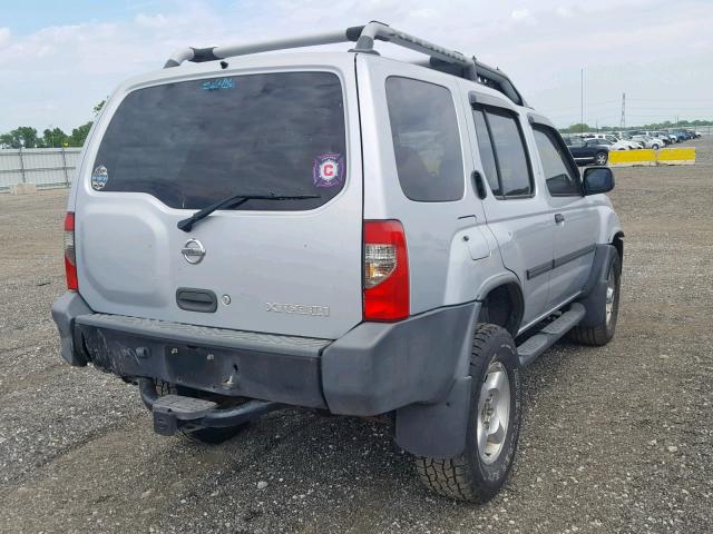 5N1ED28Y33C635633 - 2003 NISSAN XTERRA XE SILVER photo 4