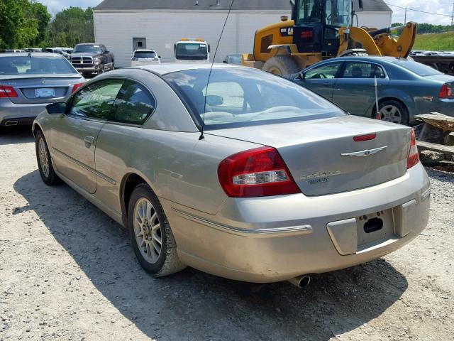 4C3AG42G05E018481 - 2005 CHRYSLER SEBRING TAN photo 3