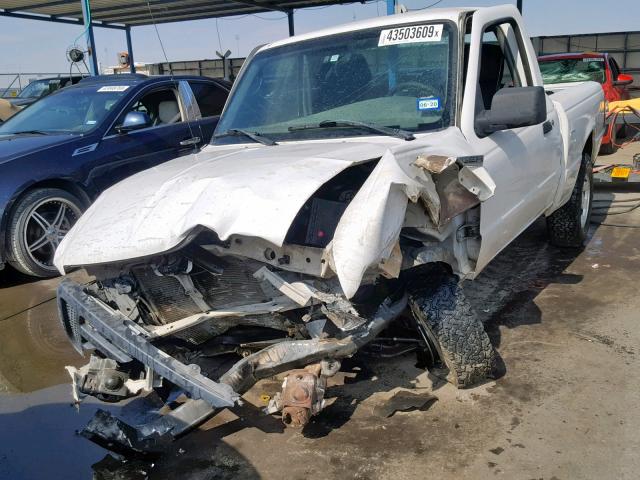 1FTKR1AD6APA17724 - 2010 FORD RANGER WHITE photo 2