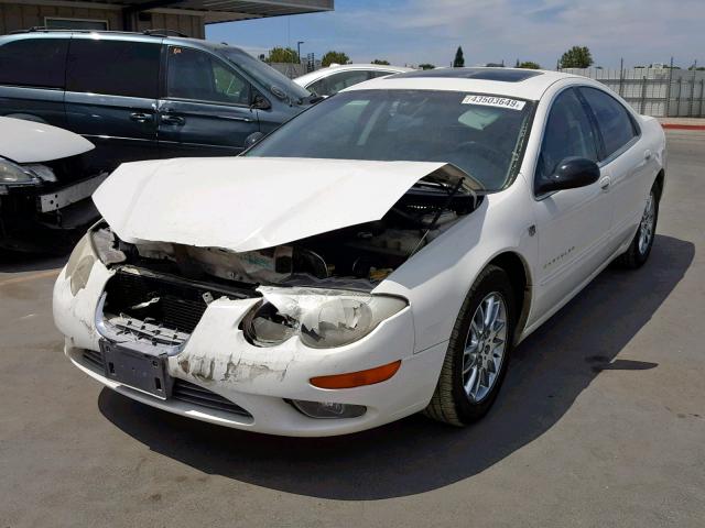 2C3HE66G61H512679 - 2001 CHRYSLER 300M WHITE photo 2