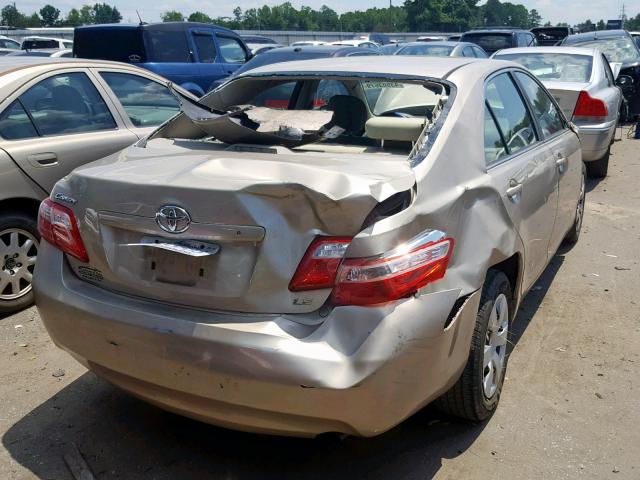 4T1BE46K77U544889 - 2007 TOYOTA CAMRY NEW GOLD photo 4