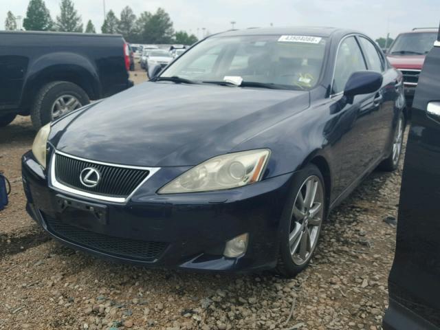 JTHBE262482014710 - 2008 LEXUS IS 350 BLUE photo 2