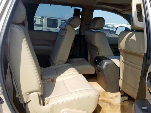 5TDKY5G14AS028864 - 2010 TOYOTA SEQUOIA LI BEIGE photo 6