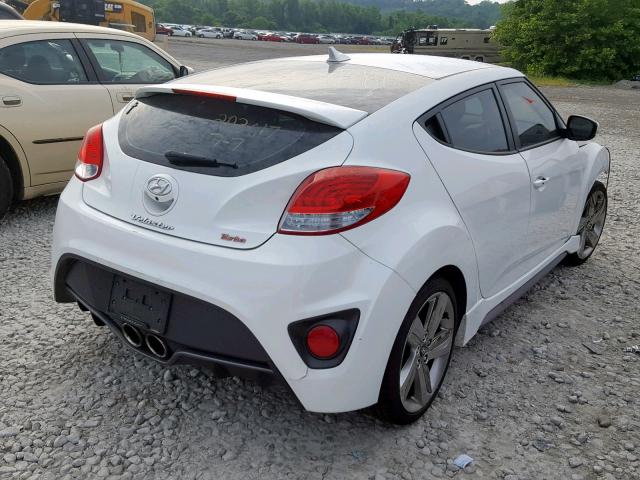 KMHTC6AE4EU184369 - 2014 HYUNDAI VELOSTER T BLACK photo 4