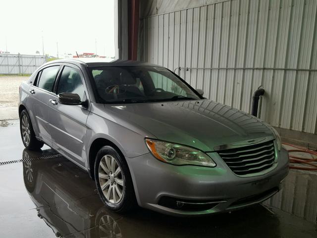 1C3CCBCG4DN586630 - 2013 CHRYSLER 200 LIMITE SILVER photo 1