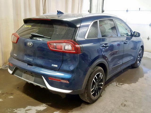 KNDCE3LC5J5148008 - 2018 KIA NIRO TOURI BLUE photo 4