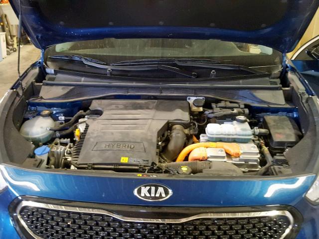 KNDCE3LC5J5148008 - 2018 KIA NIRO TOURI BLUE photo 7