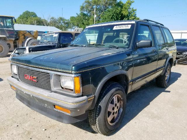 1GKDT13W7R2519387 - 1994 GMC S15 JIMMY GREEN photo 2