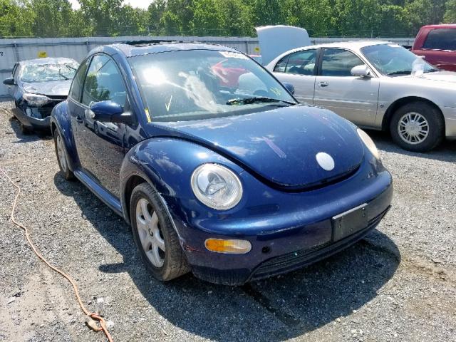 3VWCD31C74M405008 - 2004 VOLKSWAGEN NEW BEETLE BLUE photo 1