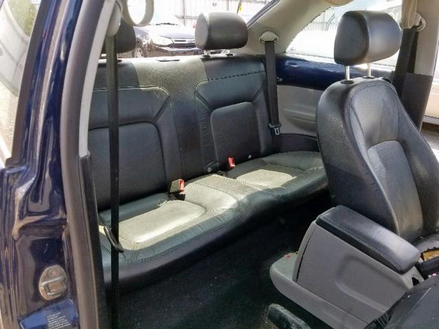 3VWCD31C74M405008 - 2004 VOLKSWAGEN NEW BEETLE BLUE photo 6