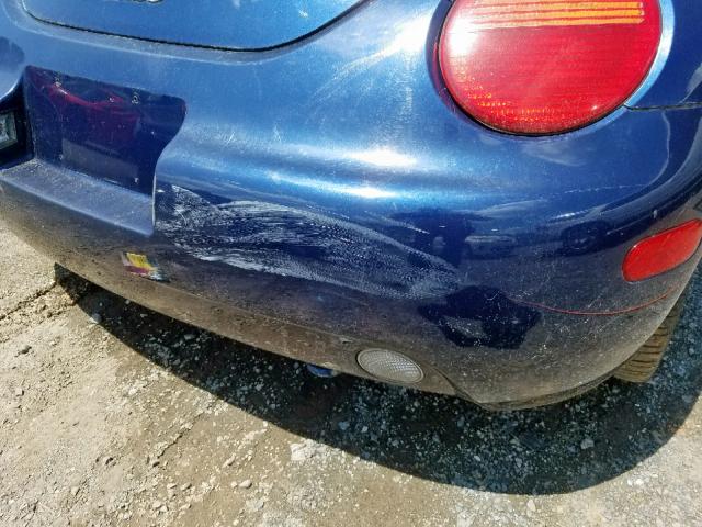 3VWCD31C74M405008 - 2004 VOLKSWAGEN NEW BEETLE BLUE photo 9