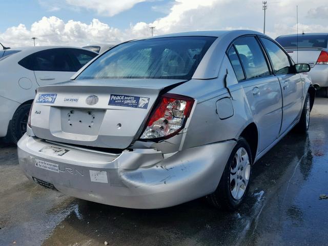 1G8AJ52F55Z148173 - 2005 SATURN ION LEVEL SILVER photo 4